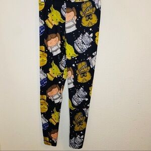 Star Wars Mighty Fine Leggings Yoda /C3PO Size:S